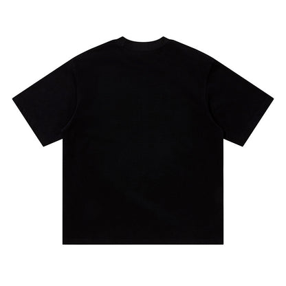 Hard-Os Graphic Oversized T-Shirt Short Sleeve Crew Neck Casual Summer Streetwear Tee