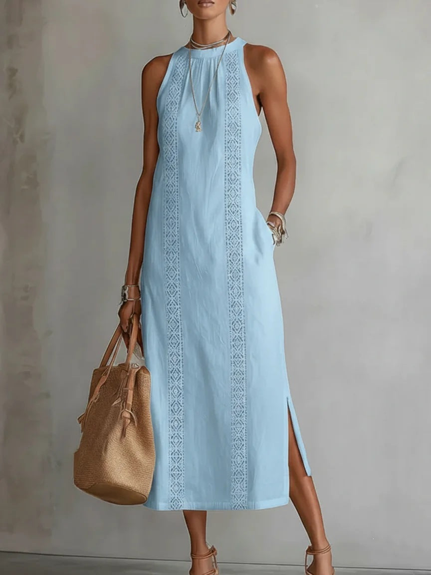 Women's Solid Color Loose Long Shirt Dress Casual Oversized Button Down Summer Dress - Seldom Seen Styles