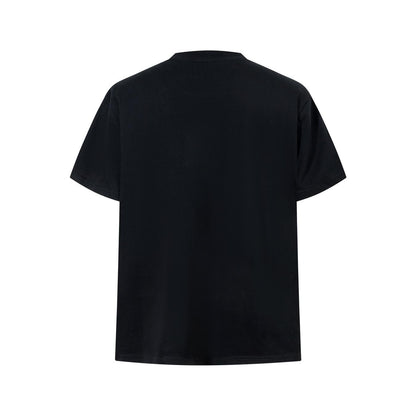 Cat Letter Print Short Sleeve T-Shirt Ice Fabric Cooling UPF50 Quick Dry Loose Fit Streetwear Couple Summer Casual Tee | Cool Cat Tee