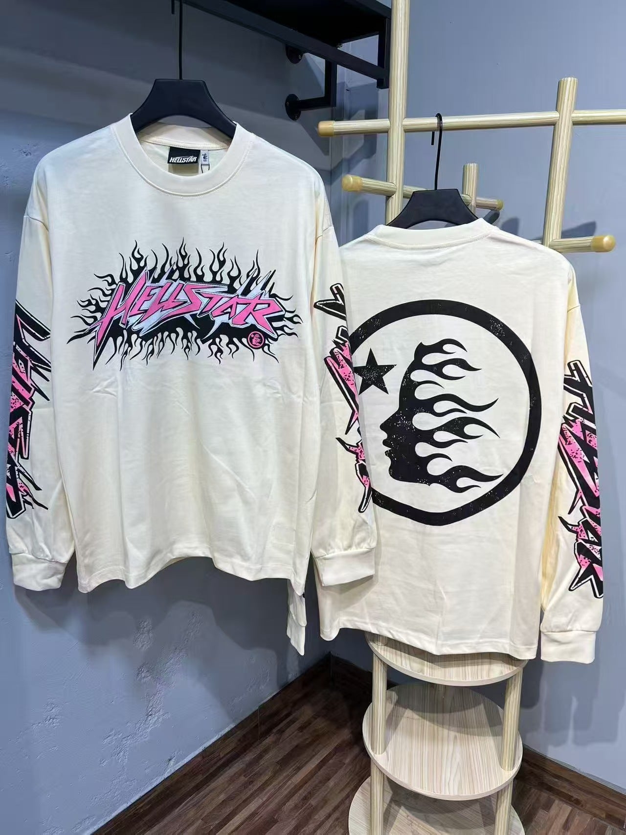 Hellstar “Basketball Skeleton” Long Sleeve Tee