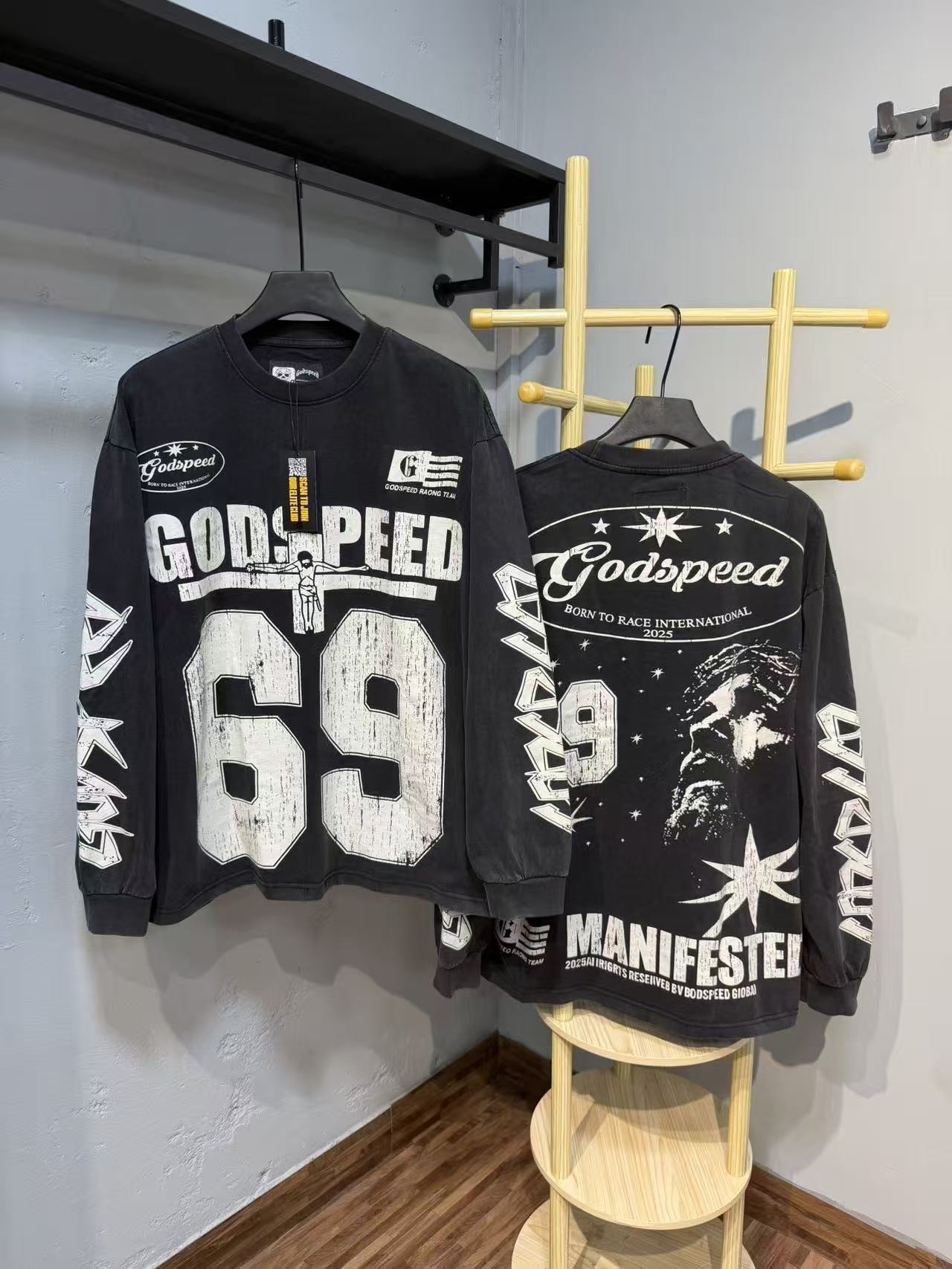 Godspeed Statue of Liberty Long Sleeve Shirt