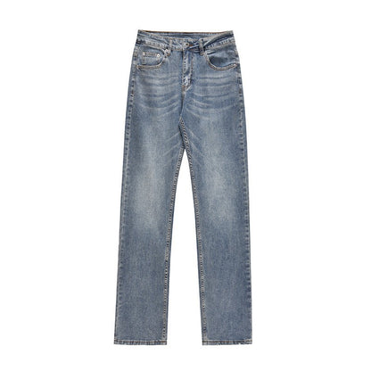 DARKAGE Vintage Wash Black Flared Denim Jeans