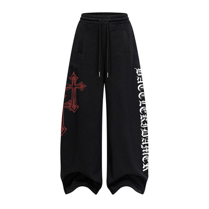 DARKAGE Gothic Cross Heavyweight Sweatpants