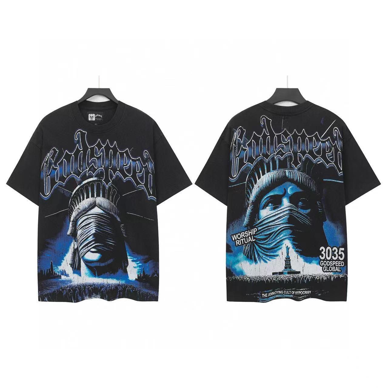 Godspeed Statue of Liberty "Night of the Demigods" Tee