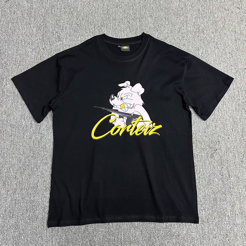 Alcatraz Graphic T Shirt Oversized Streetwear Tee Vintage Logo Print Cotton Crew Neck Unisex T Shirt