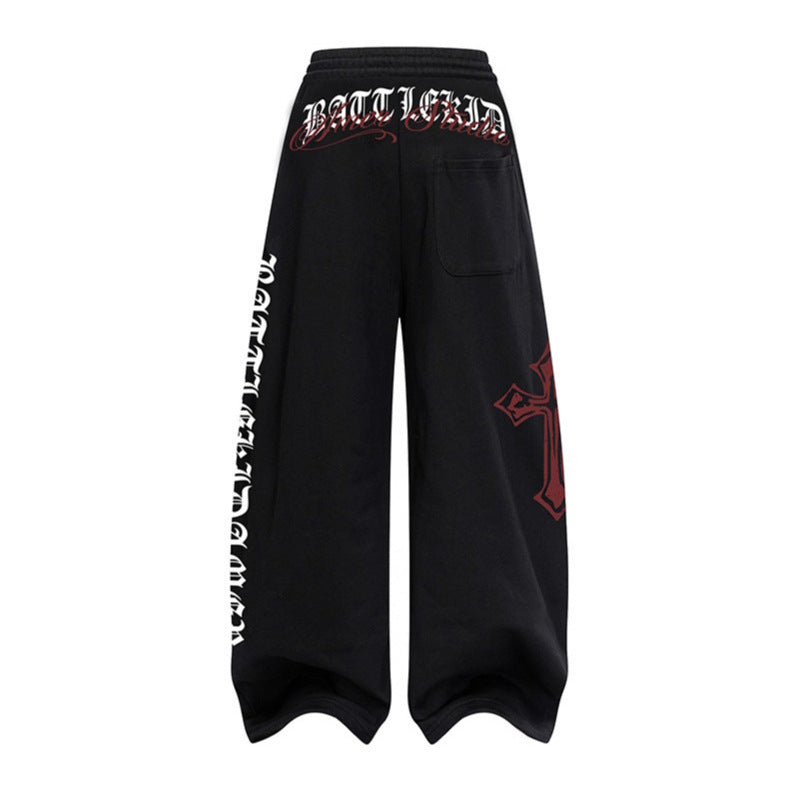 DARKAGE Gothic Cross Heavyweight Sweatpants