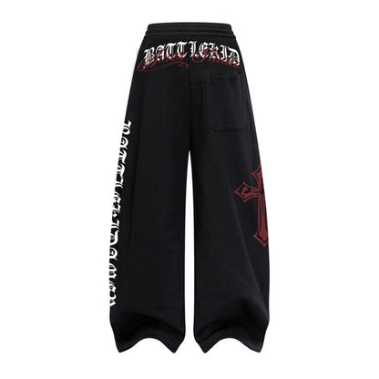 DARKAGE Gothic Cross Heavyweight Sweatpants