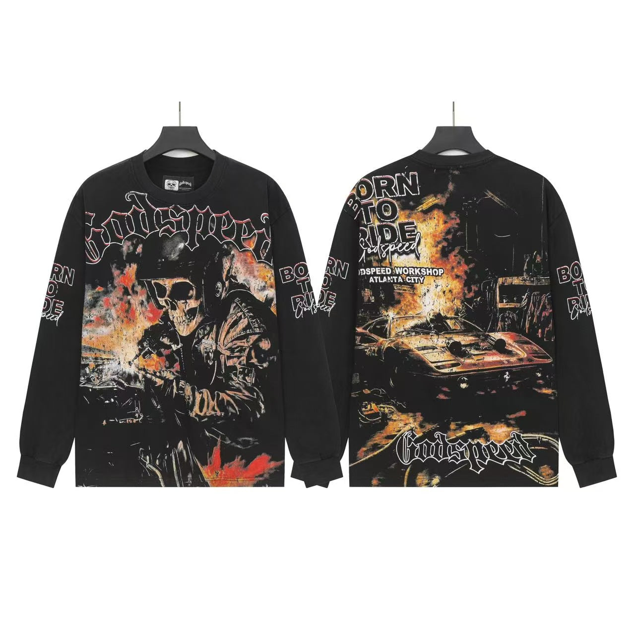 Godspeed Statue of Liberty Long Sleeve Shirt