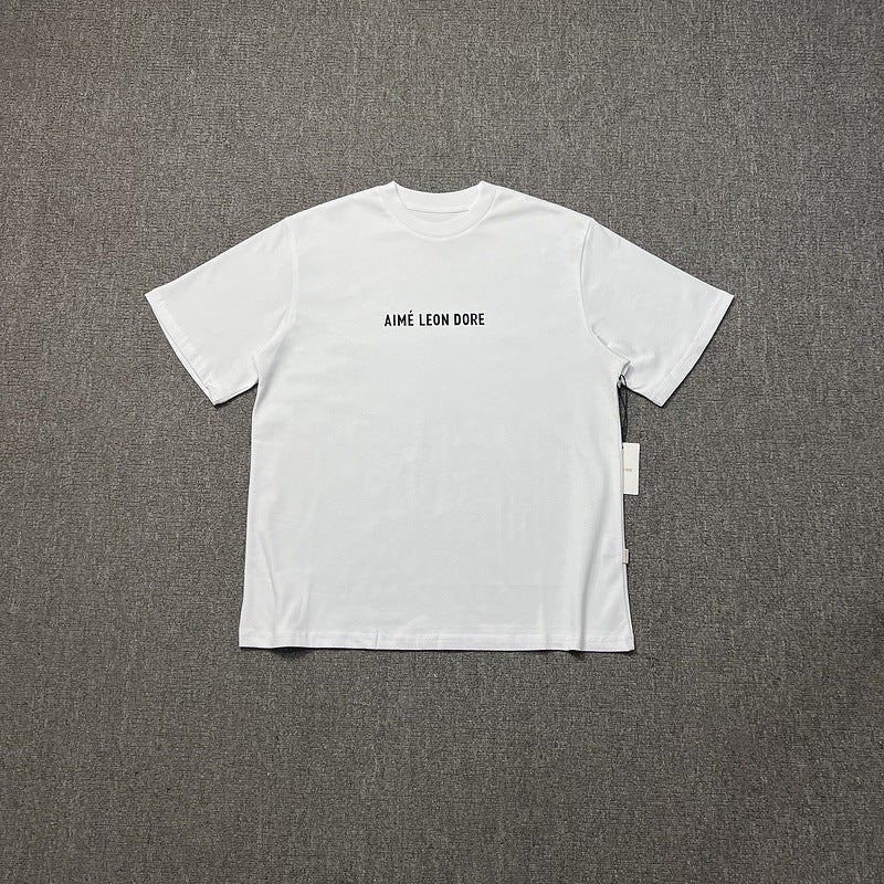 Aime Leon Dore New York Queens Graphic T-Shirt Vintage Streetwear Crew Neck Cotton Tee Casual Short Sleeve Unisex Top
