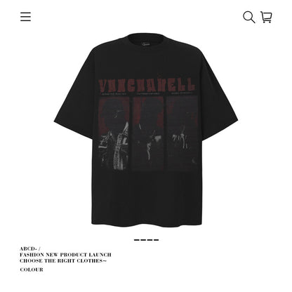 VANCARHELL Spirit Of Freedom Photo Print Tee