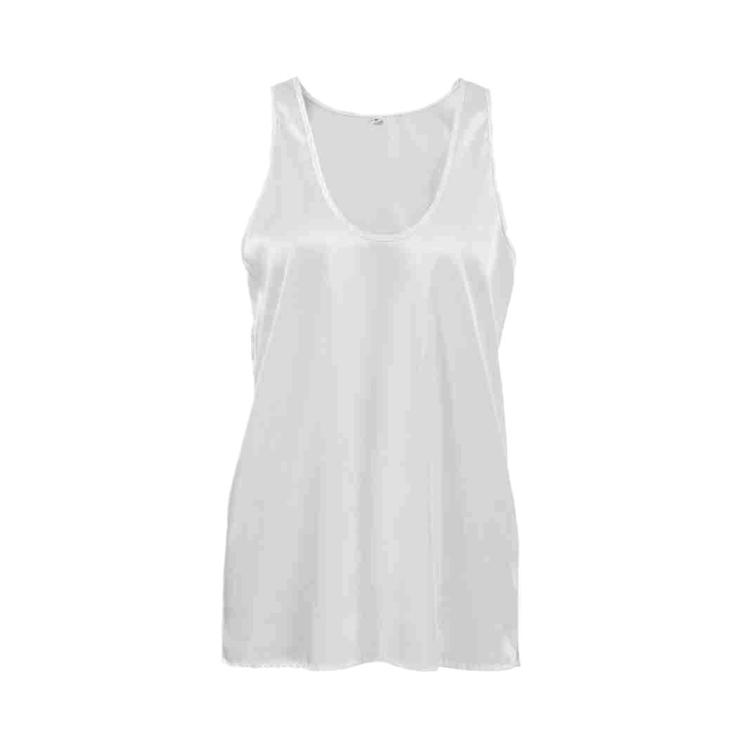 Women's Satin Deep V Neck Tank Top Loose Fit Sleeveless Silk Camisole Blouse - Seldom Seen Styles