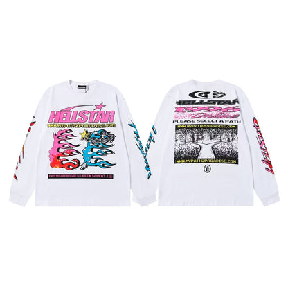 Hellstar “Basketball Skeleton” Long Sleeve Tee