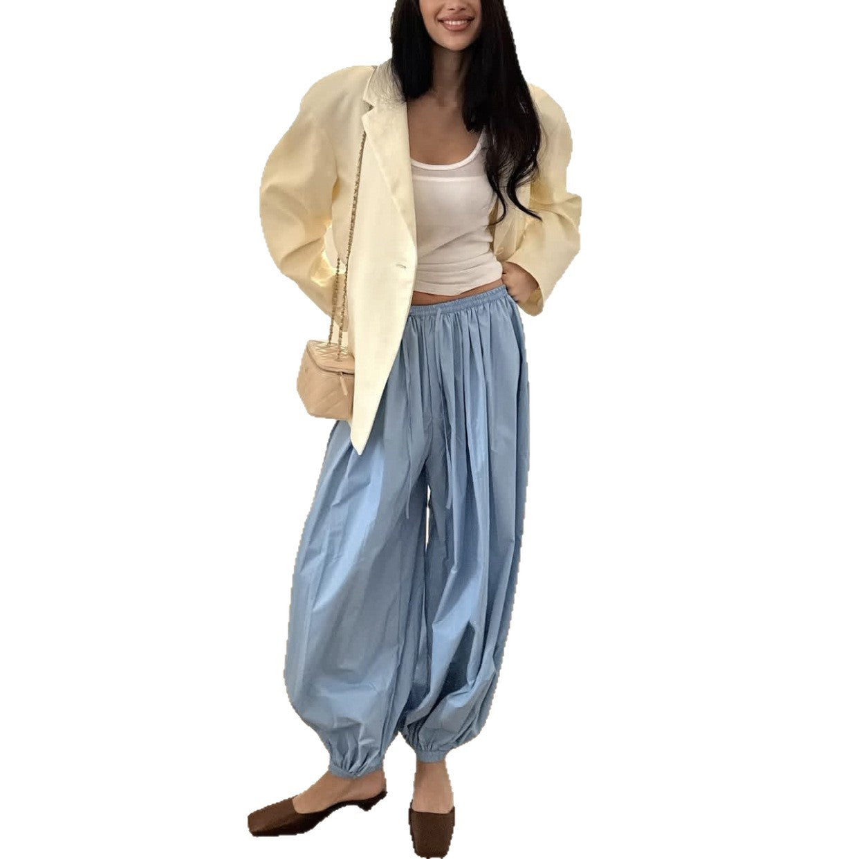 Summer new loose leggings fashionable personalized casual bloomers - Seldom Seen Styles