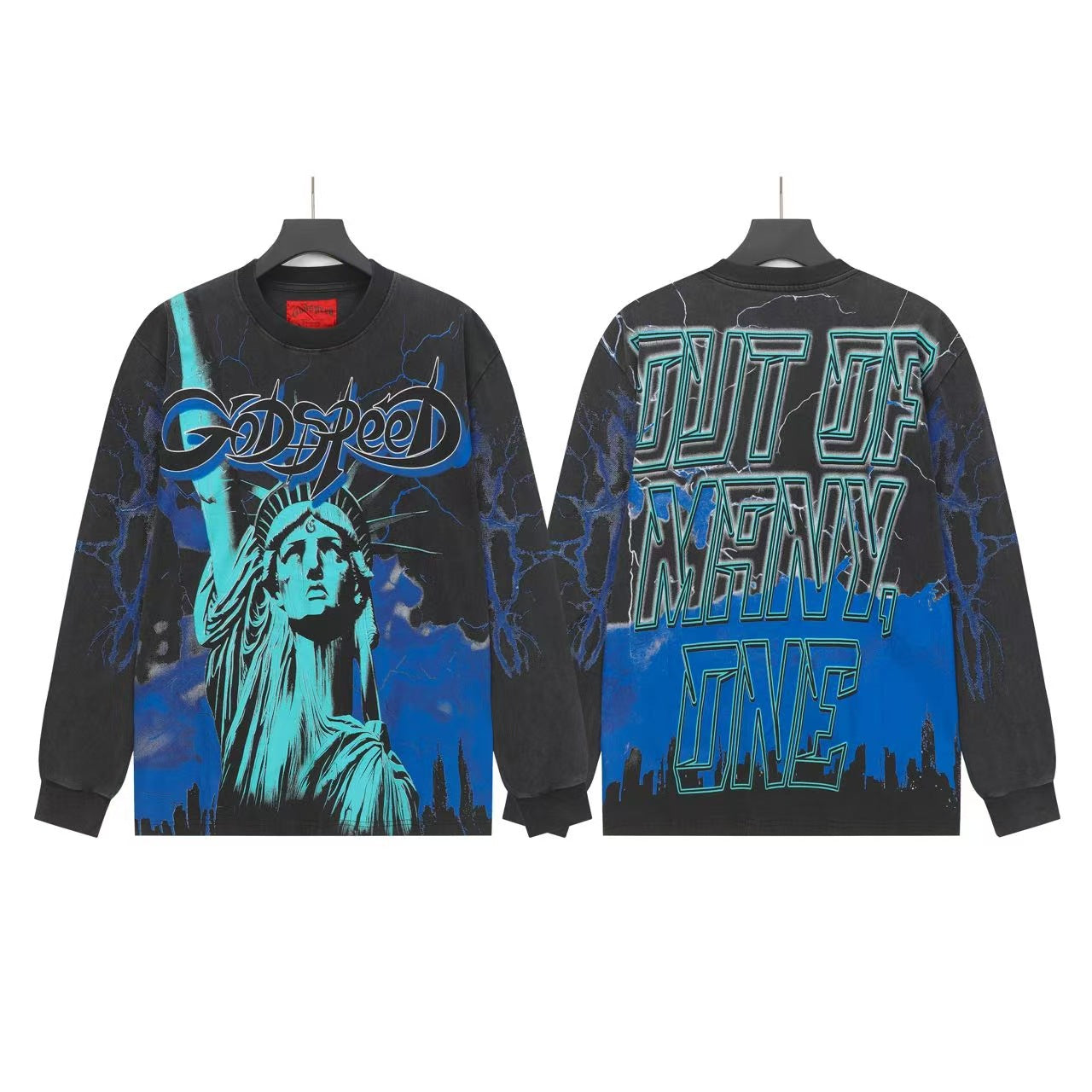 Godspeed Statue of Liberty Long Sleeve Shirt