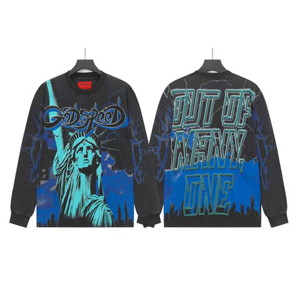 Godspeed Statue of Liberty Long Sleeve Shirt