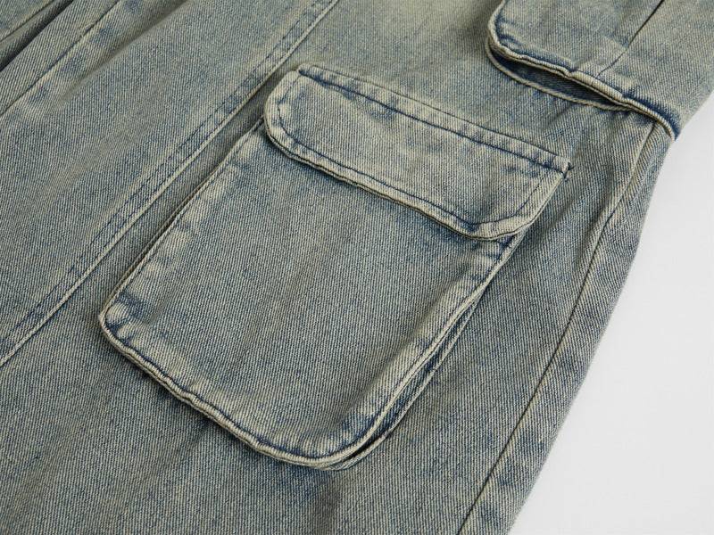 High Street HipHop Dance Straight Leg Jeans Loose American Style Casual Trendy Denim Pants | HipHop Straight Jean
