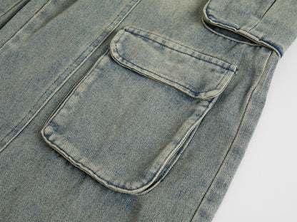 High Street HipHop Dance Straight Leg Jeans Loose American Style Casual Trendy Denim Pants | HipHop Straight Jean