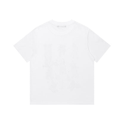 Cute Doodle Graphic Oversized T-Shirt Short Sleeve Crew Neck Loose Casual Summer Streetwear Tee | Doodle Tee