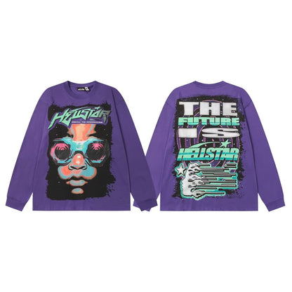 Hellstar “Basketball Skeleton” Long Sleeve Tee