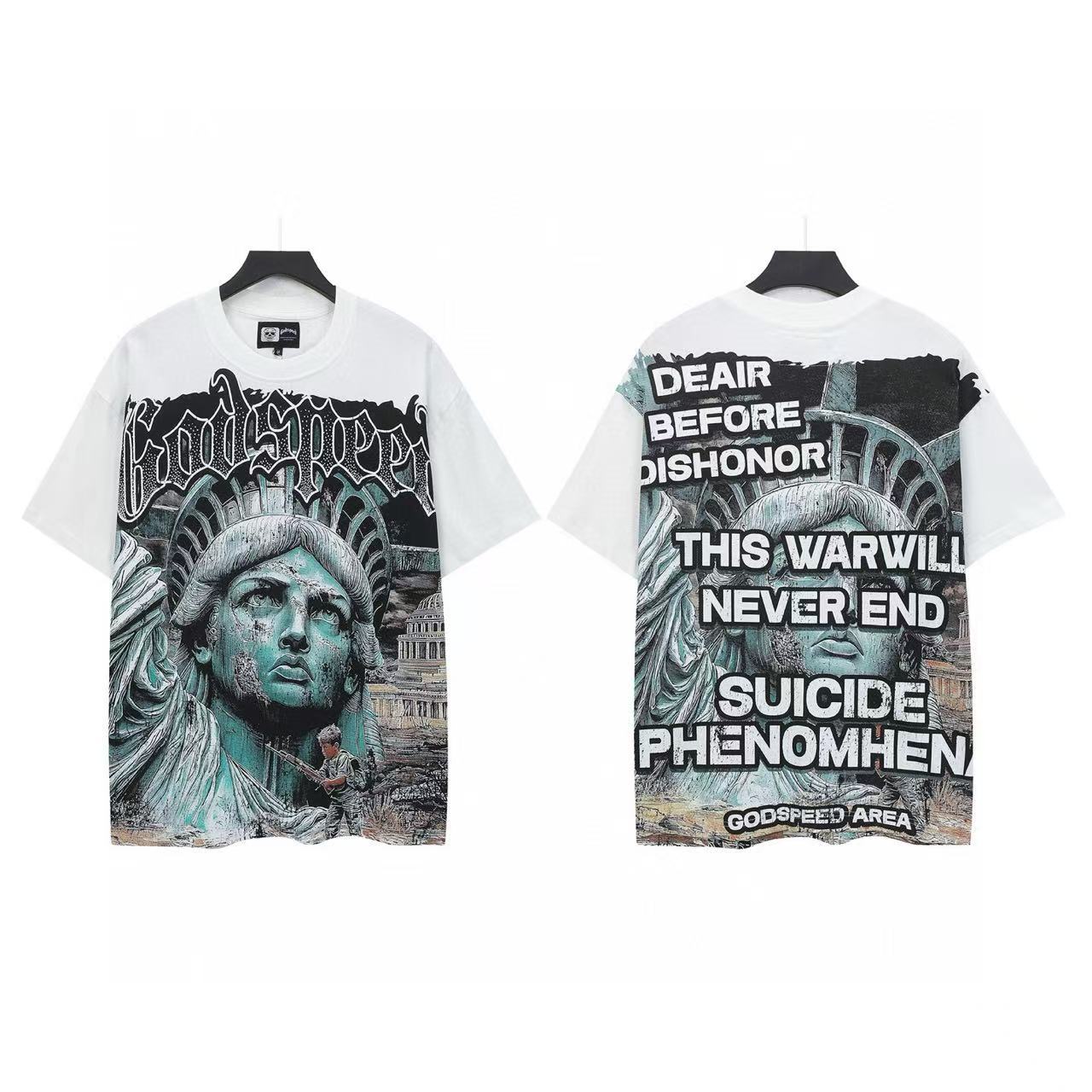 Godspeed Statue of Liberty "Night of the Demigods" Tee