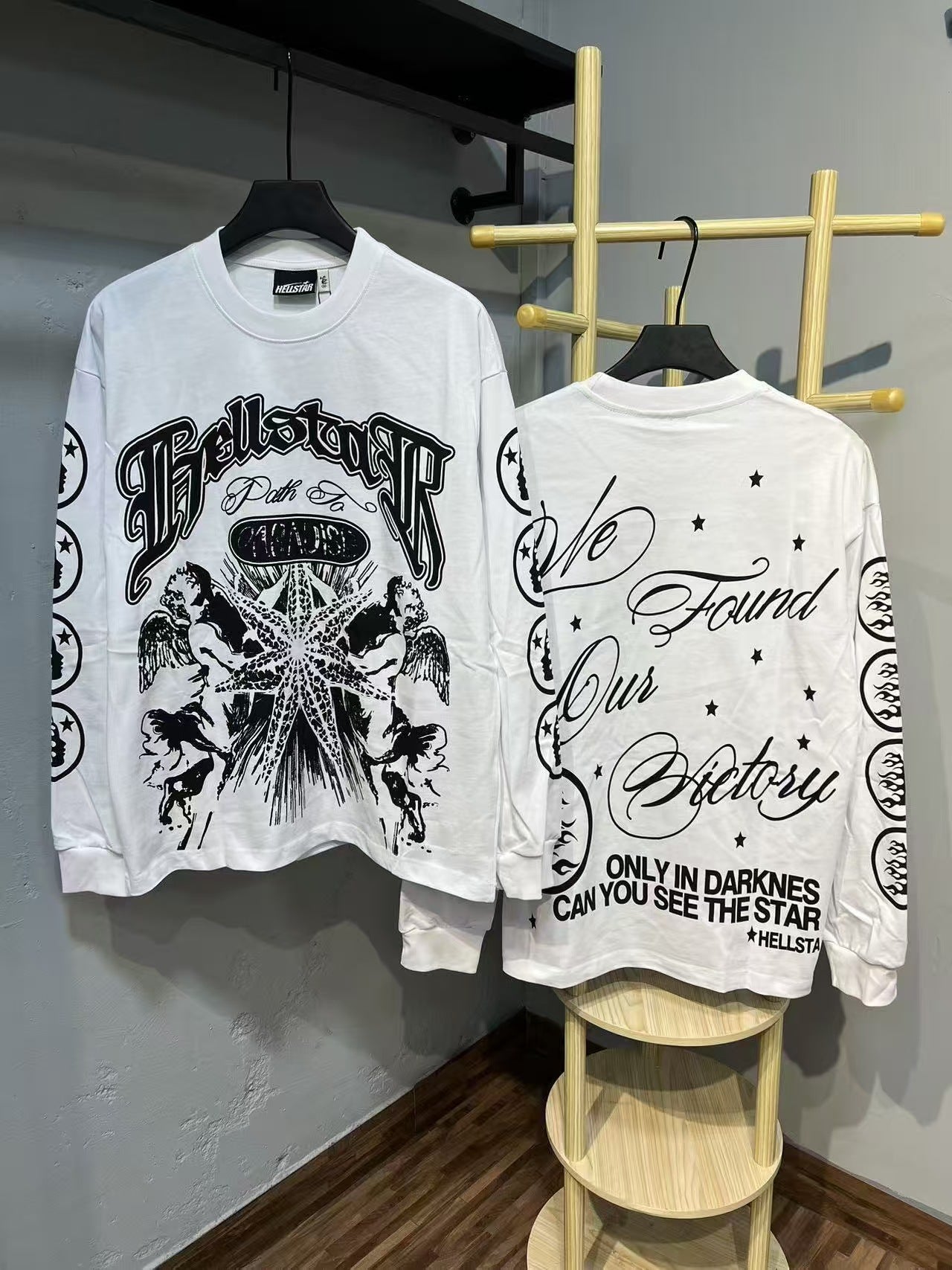 Hellstar “Basketball Skeleton” Long Sleeve Tee