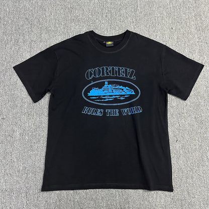 Alcatraz Graphic T Shirt Oversized Streetwear Tee Vintage Logo Print Cotton Crew Neck Unisex T Shirt