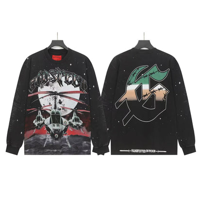 Godspeed Statue of Liberty Long Sleeve Shirt
