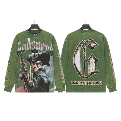 Godspeed Statue of Liberty Long Sleeve Shirt