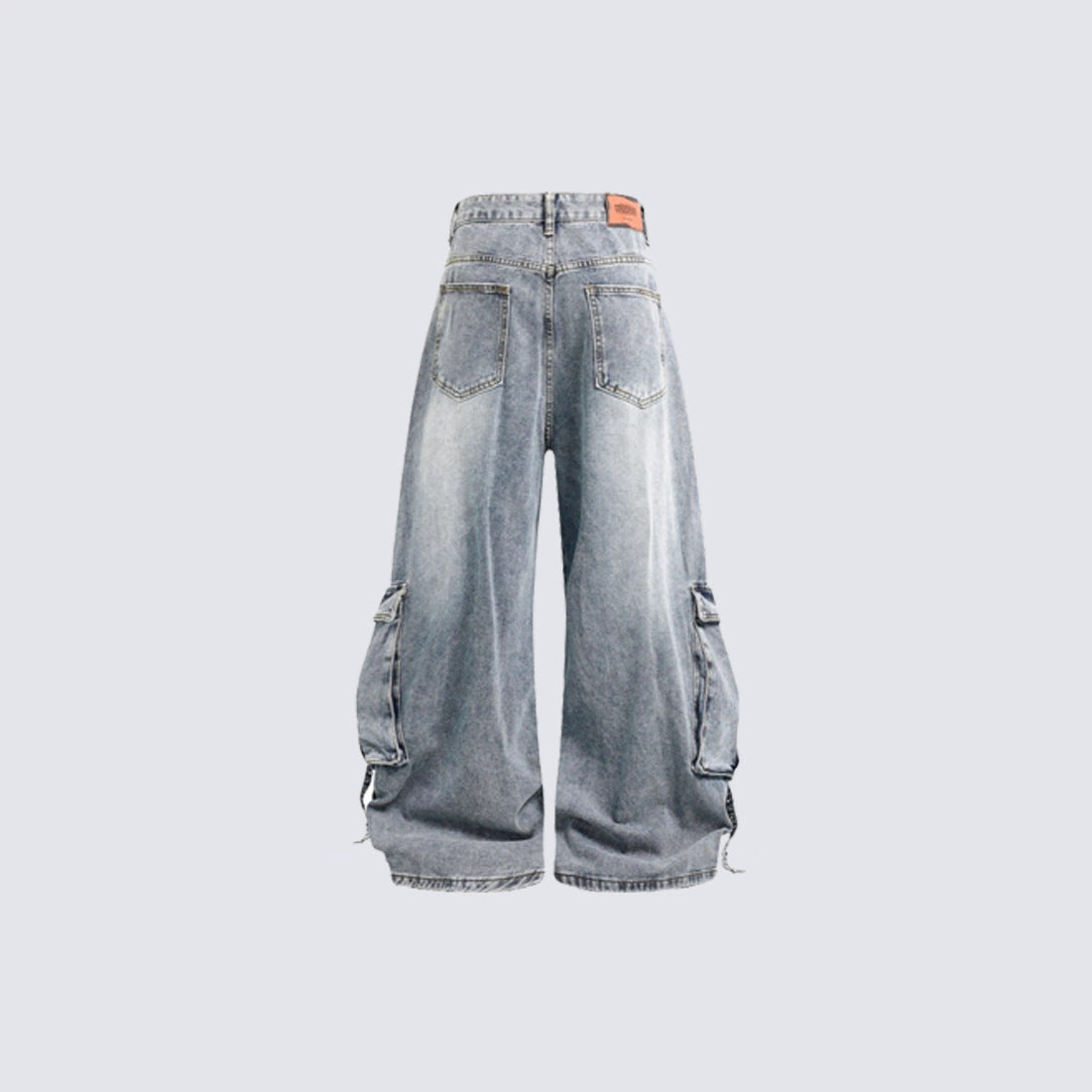 Supermade Deconstructed Multi-Pocket Cargo Jeans