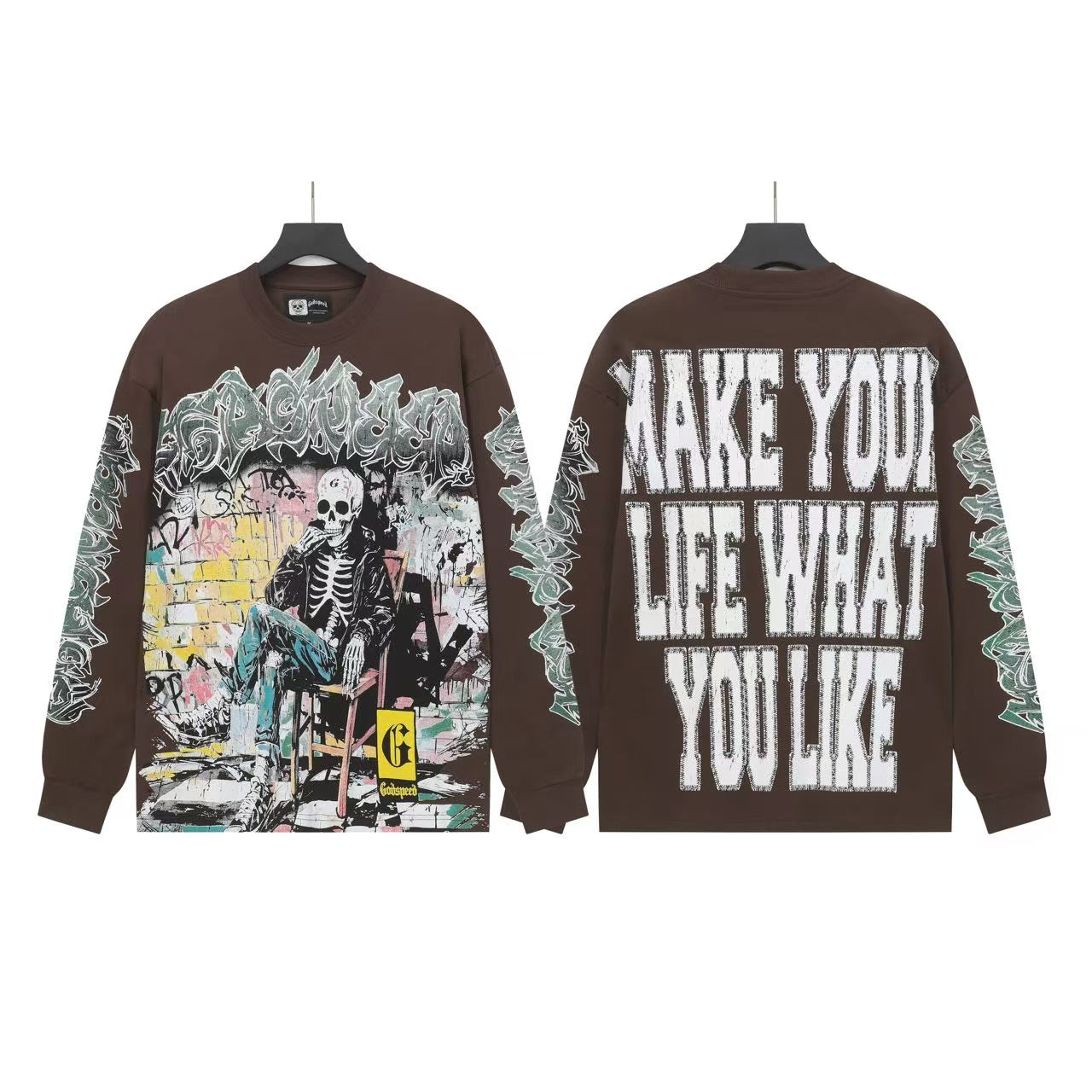 Godspeed Statue of Liberty Long Sleeve Shirt