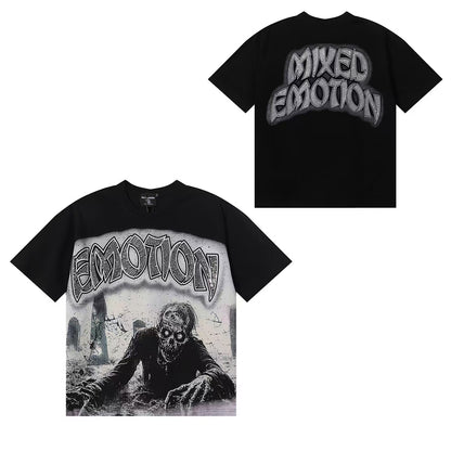 MIXED EMOTIONS Diamond Angel Jetski Rhinestone Tee