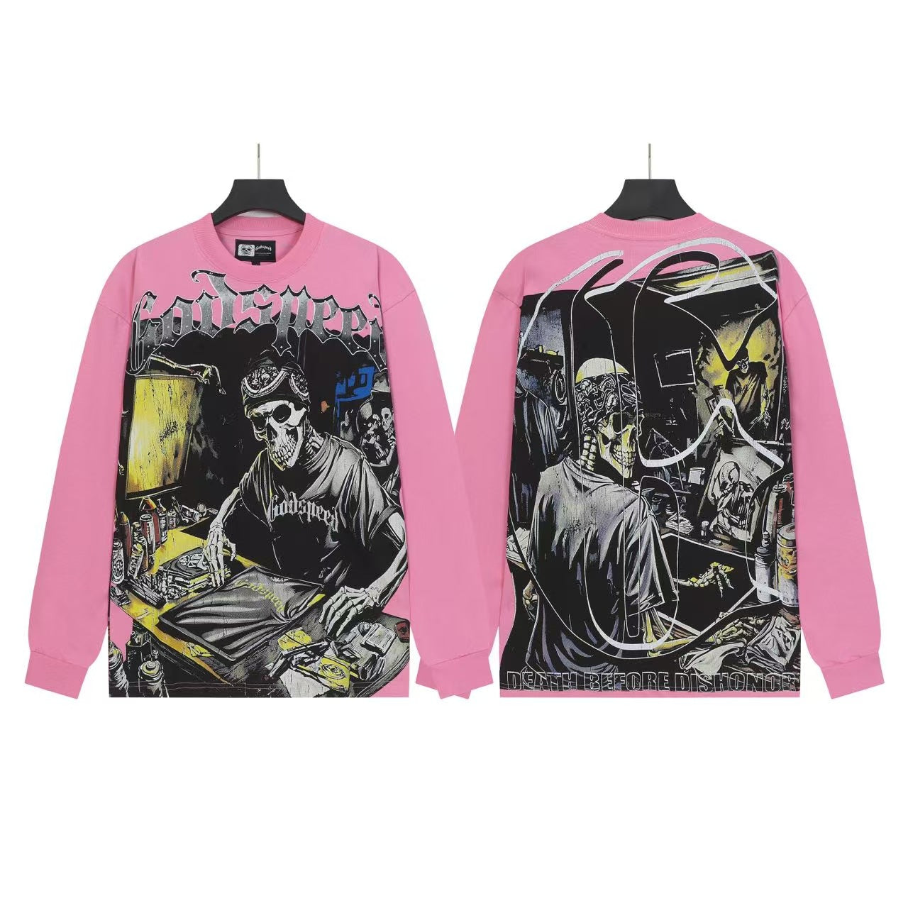 Godspeed Statue of Liberty Long Sleeve Shirt