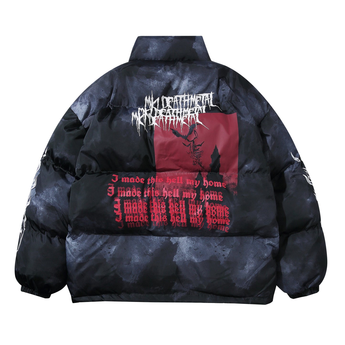 Women's American Street Oversized Hand-Stuffed Cotton Puffer Jacket Couple Autumn Winter Casual Unisex | Street Puffer Duo