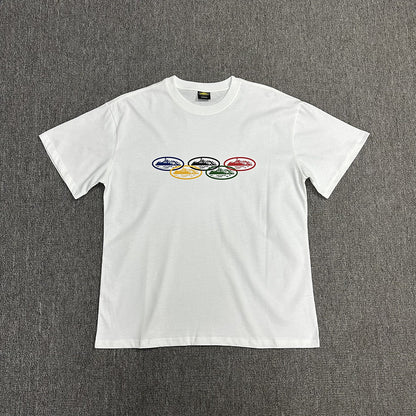 Alcatraz Graphic T Shirt Oversized Streetwear Tee Vintage Logo Print Cotton Crew Neck Unisex T Shirt