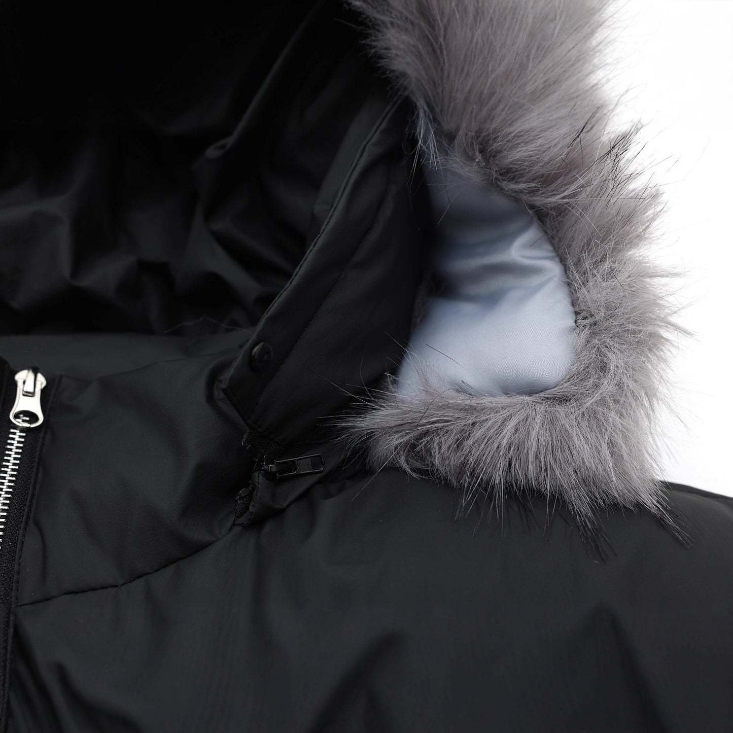 Women's High Street Letter Embroidery Removable Fur Collar Puffer Jacket Warm Oversized Winter Cotton Coat Unisex | Fur Collar Puffer