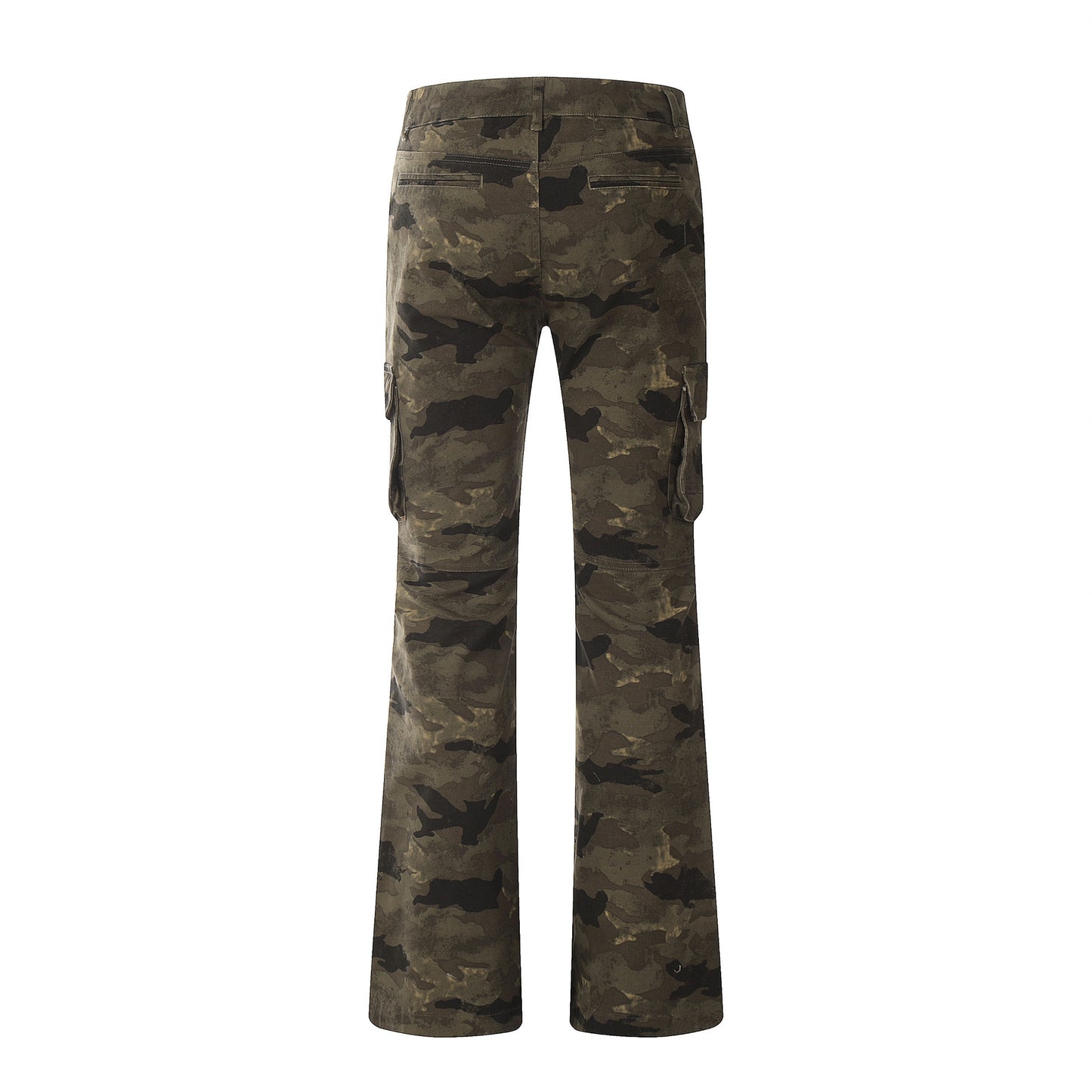 Boogzel Clothing 'Combat' Camo Cargo Flared Pants