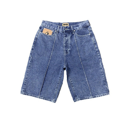 Alcatraz Denim Jacket and Jeans Set Vintage Washed Streetwear Two Piece Outfit Unisex High Street Denim Suit