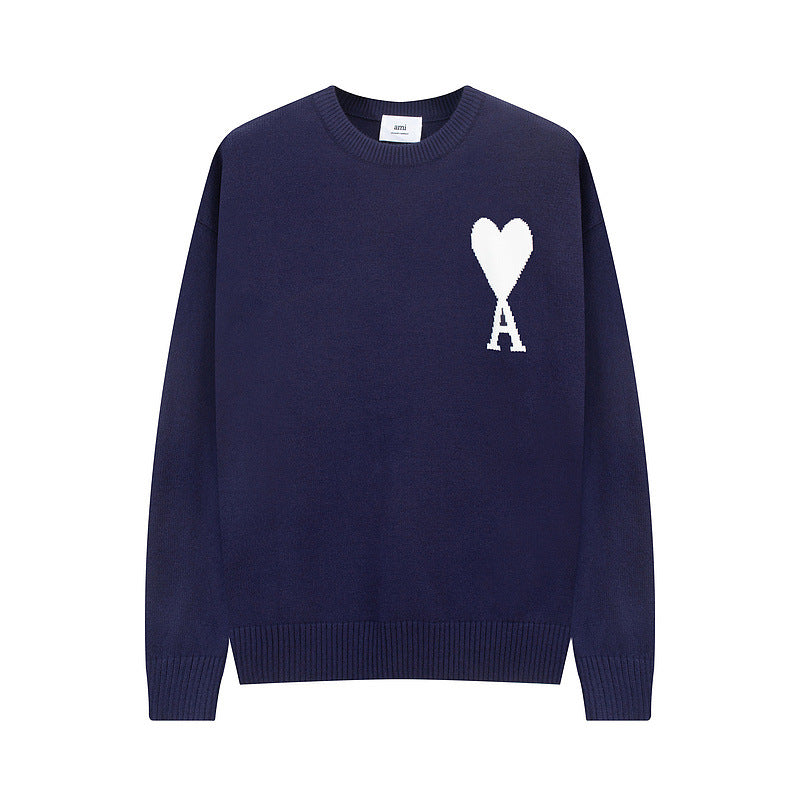 A - HEART SWEATER - Seldom Seen Styles