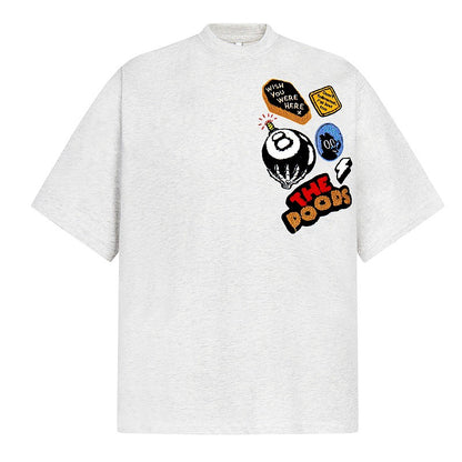 Graphic Patch "THE DOODS" T-Shirt by Oro