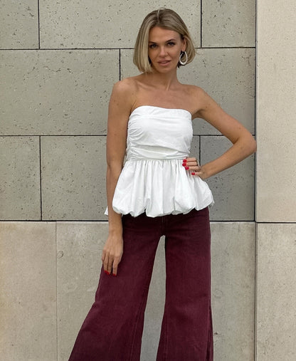 Effron Top - Weiß