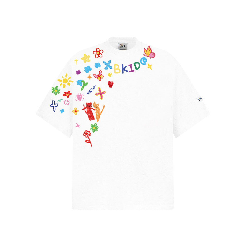 DARKAGE Kid Graffiti Puff Print Tee