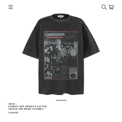 VANCARHELL Spirit Of Freedom Photo Print Tee