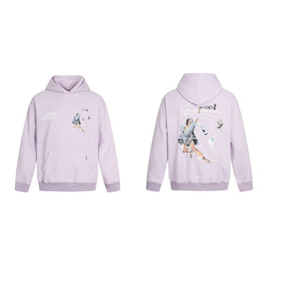 Unisex Oversized Graphic Hoodie Casual Streetwear Sweatshirt Letter Print Pullover Hooded Jumper for Men and Women
