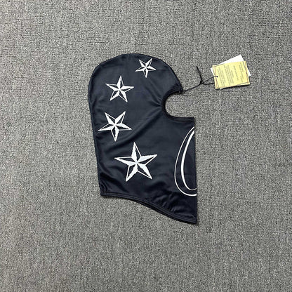 Alcatraz Logo Balaclava Ski Mask Hip Hop Face Cover Streetwear Full Face Hood Unisex Tactical Style Headgear