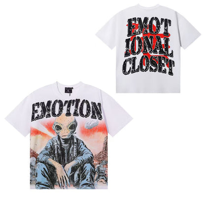 MIXED EMOTIONS Diamond Angel Jetski Rhinestone Tee