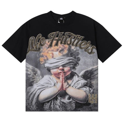 Life Hustlers “Blind Baby” Rhinestone Tee