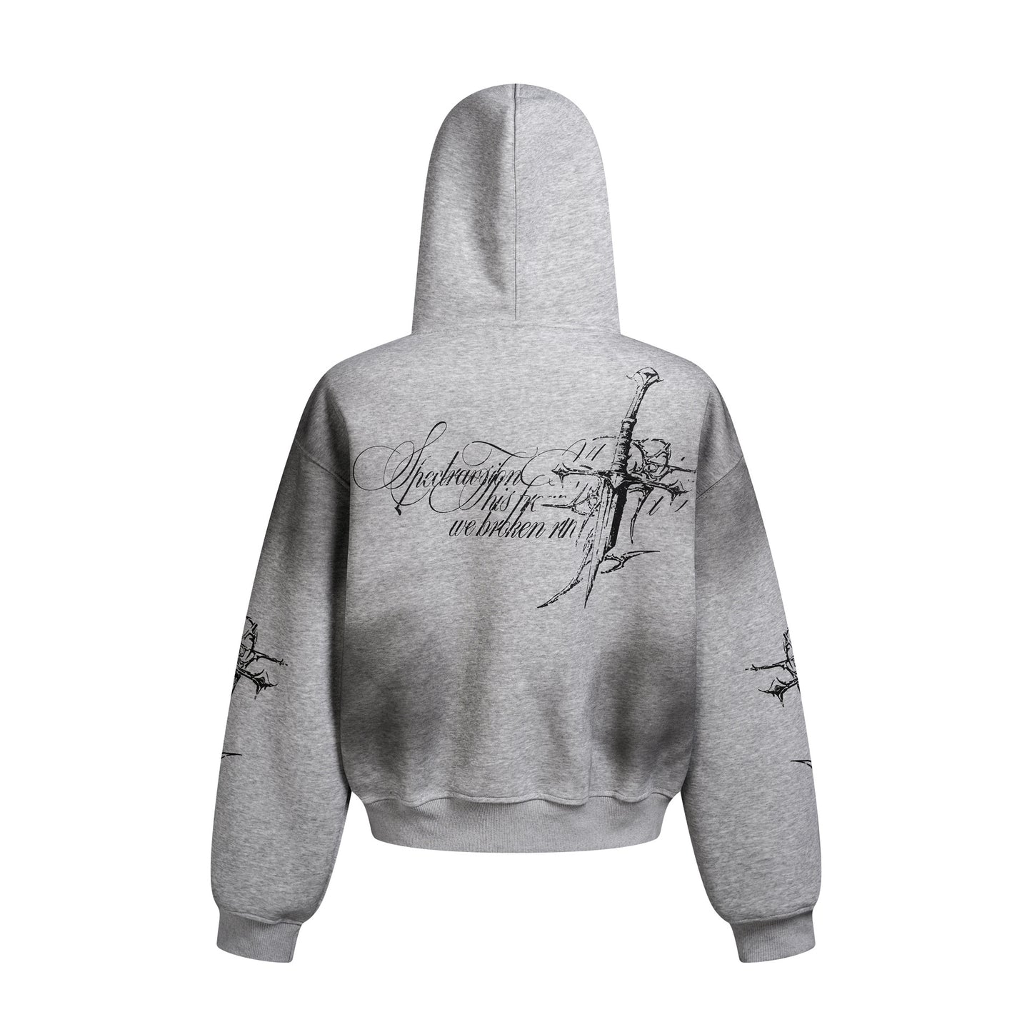 YAVIORA Cross Dyed Hoodie
