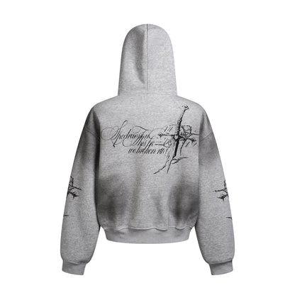 YAVIORA Cross Dyed Hoodie