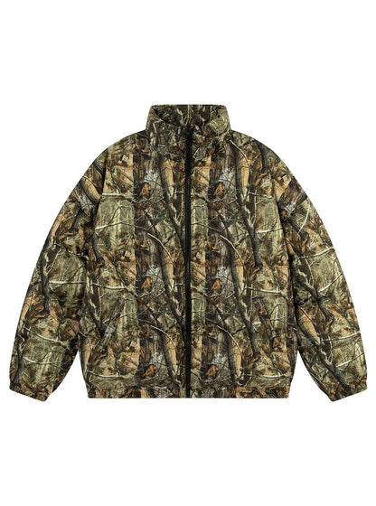 Women's American Street Oversized Hand-Stuffed Cotton Puffer Jacket Couple Autumn Winter Casual Unisex Multi-Style | Street Duo Puffer II