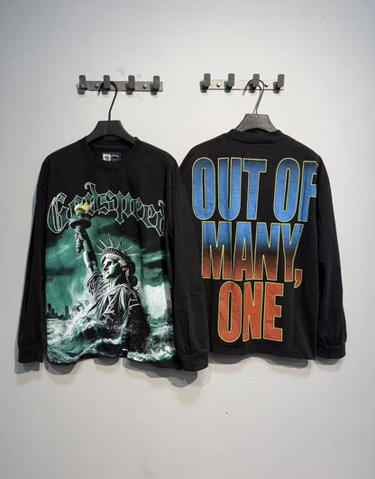 Godspeed Statue of Liberty Long Sleeve Shirt